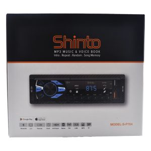 پخش کننده خودرو شینتو مدل S-P704 | صدای بی‌نظیر در خودرو شما