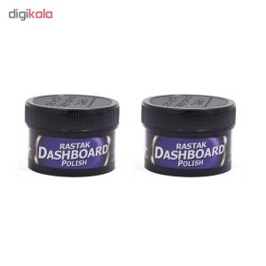 واکس داشبورد رستاک مدل R102 حجم 150 میلی لیتر بسته 2 عددی