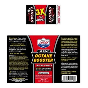 اکتان بوستر و مکمل سوخت لوکاس مدل 3x Boost حجم 444 میلی لیتر بسته 3 عددی