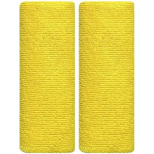 دستمال نظافت خودرو بی تی مدل میکروفایبر کد 25x25Ye2 بسته 2 عددی