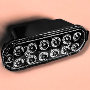 چراغ راهنما داخل سپر تی اس کو مدل ۱۲ تایی - LED مناسب برای پراید بسته ۲ عددی