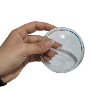 شیشه چراغ مه شکن جلو خودرو کد SQ1005 مناسب برای کوئیک و ساینا بسته 2 عددی