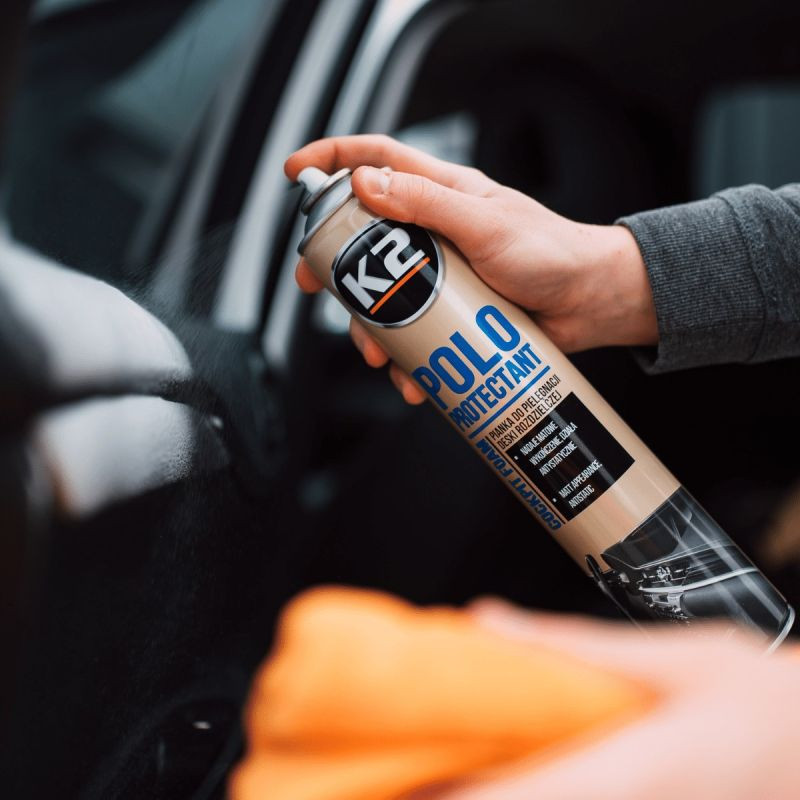 اسپری محافظ و تمیز کننده داشبورد کی تو مدل POLO PROTECTANT Kawa حجم 750 میلی لیتر