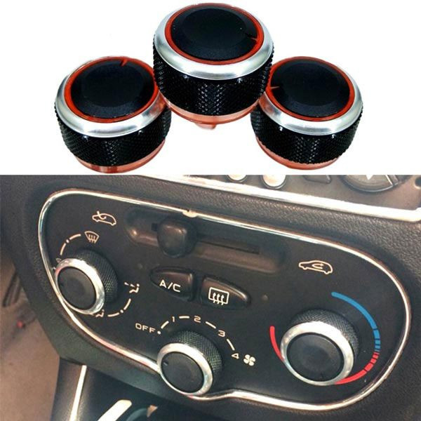 کلید و ولوم بخاری و کولر خودرو چیکال مدل P-514 مناسب برای پژو 206 بسته 3 عددی