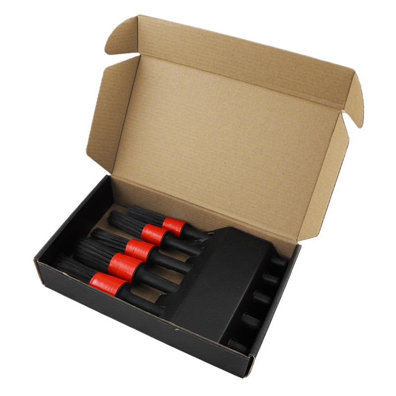 برس صفرشویی و دیتیلینگ خودرو نانوتیس مدل Detailing Brush Set کد S2024 مجموعه 5 عددی